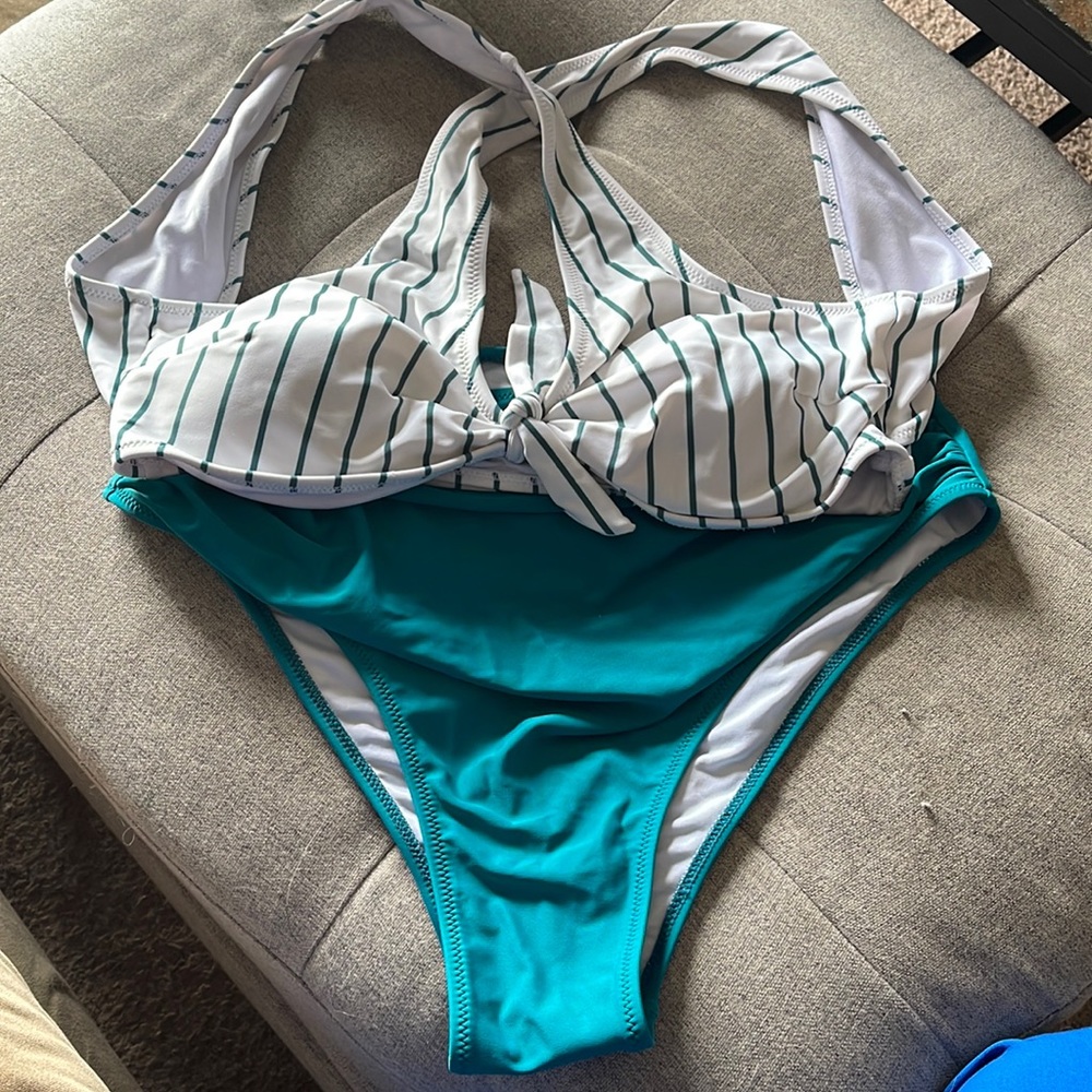 High Waisted Swim Suit